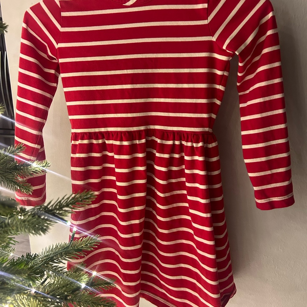 Hanna Andersson Red and White Striped Top
